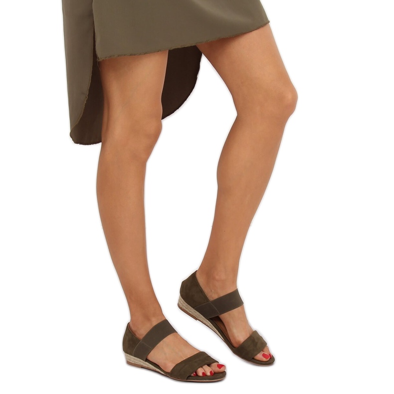 Vihreät espadrilliset sandaalit 9R71 Vihreä monivärinen 1