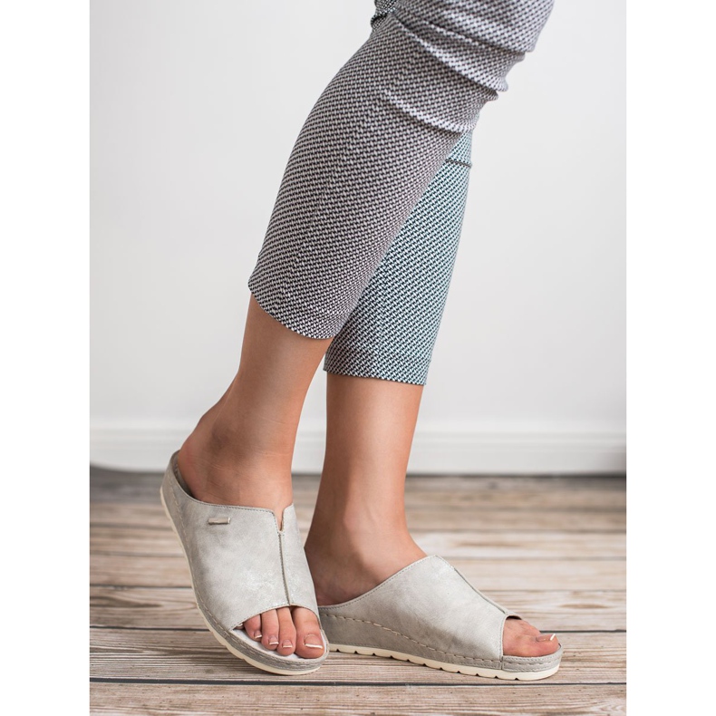 Goodin Kultaiset tossut ruskea keltainen 2