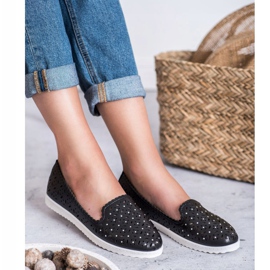 SHELOVET Openwork Slip On lenkkarit musta 1