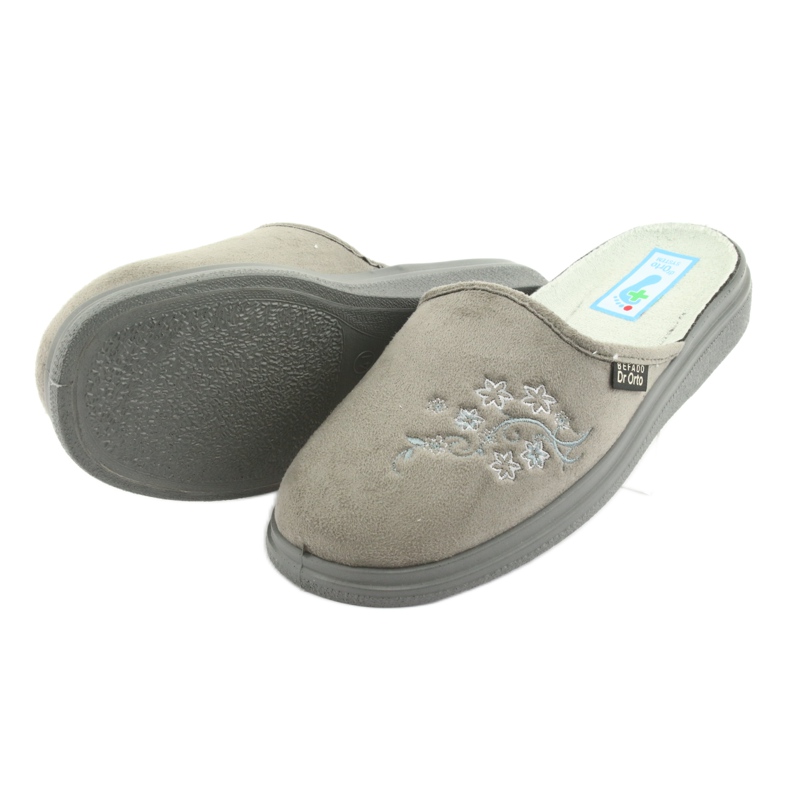 Befado naisten kengät pu 132D013 harmaa 4