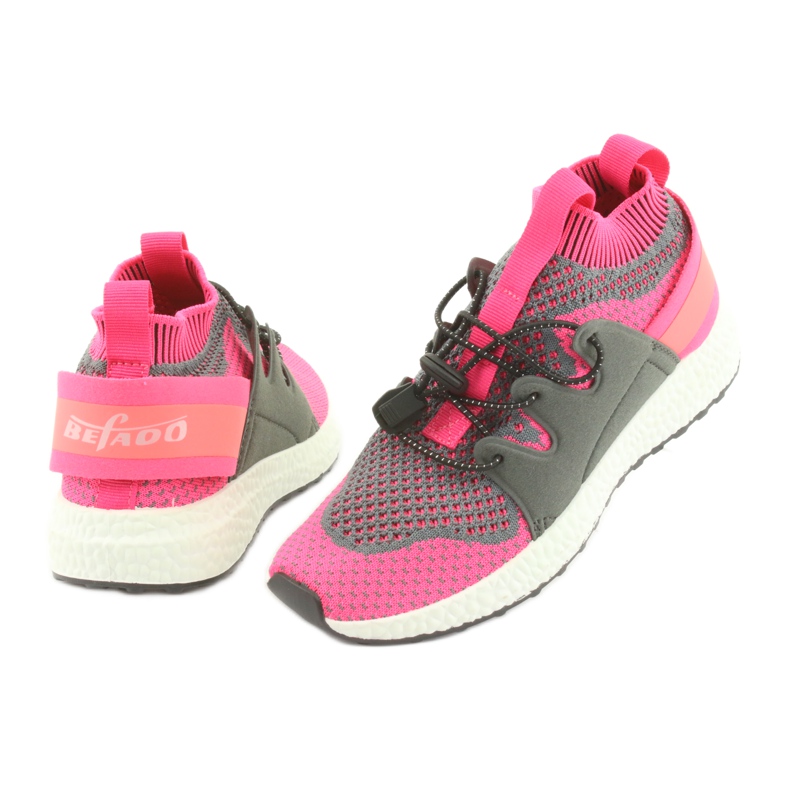 Befado lasten kengät 516X030 oranssi vaaleanpunainen harmaa 4