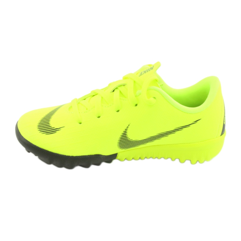 Nike Mercurial VaporX 12 Academy Tf Jr AH7353-701 jalkapallokengät keltainen 2