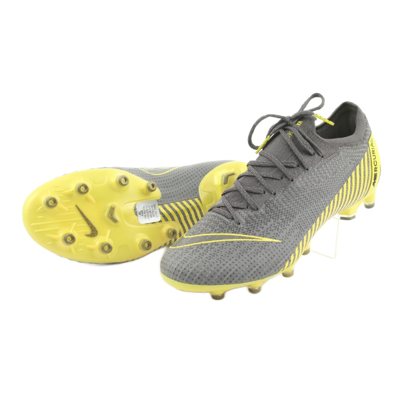 Nike Mercurial Vapor 12 Elite Ag Pro M AH7379-070 jalkapallokengät harmaa 4