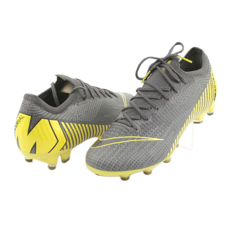 Nike Mercurial Vapor 12 Elite Ag Pro M AH7379-070 jalkapallokengät harmaa 3