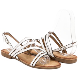 Primavera Klassiset valkoiset sandaalit valkoinen 1