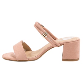 Fama Tyylikkäät tossut vaaleanpunainen 2