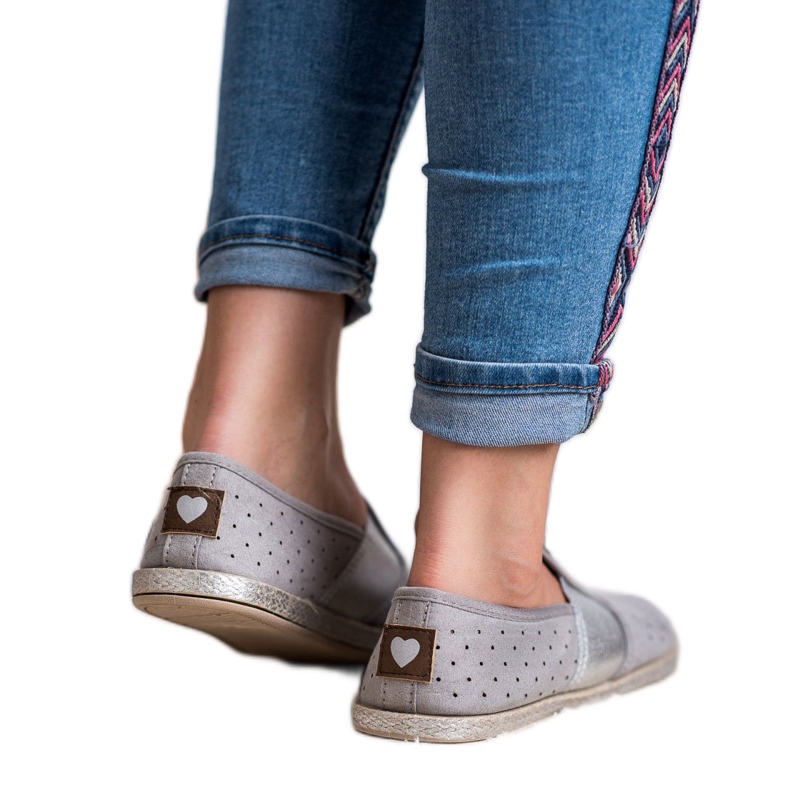 Mckeylor Mokkanahkaiset sliponit harmaa 2