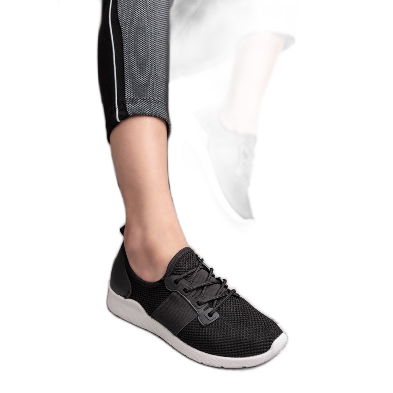 SHELOVET Liukastettavat urheilukengät musta 1