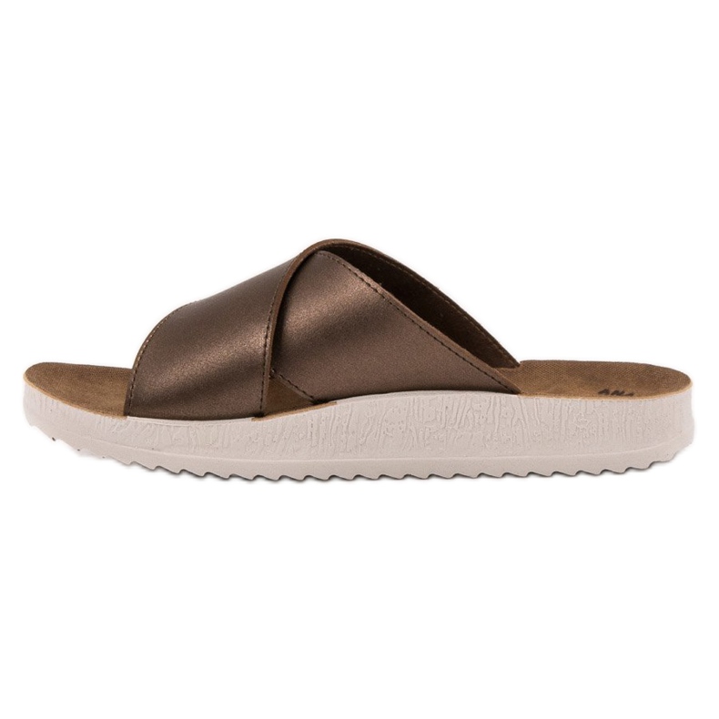 SHELOVET Eco -nahkatossut ruskea 1