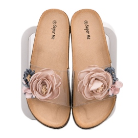 Super Me Tossut kukilla ruskea monivärinen 1