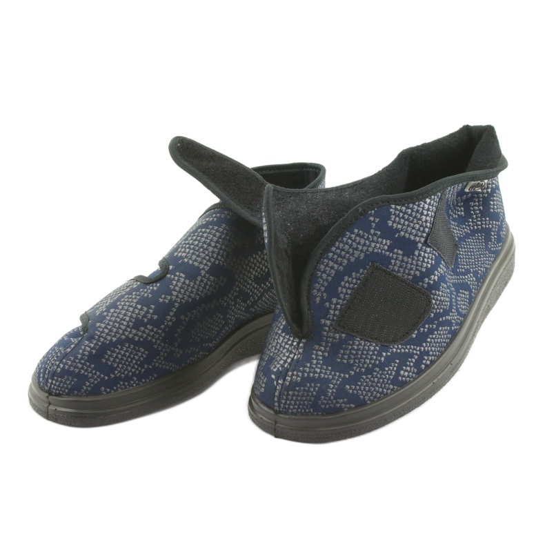 Befado naisten kengät pu 986D009 musta laivastonsininen harmaa 3