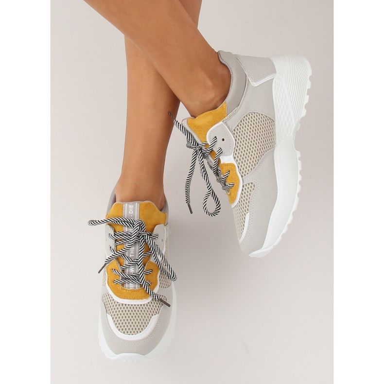 Harmaat BL170P keltaiset urheilukengät keltainen 2