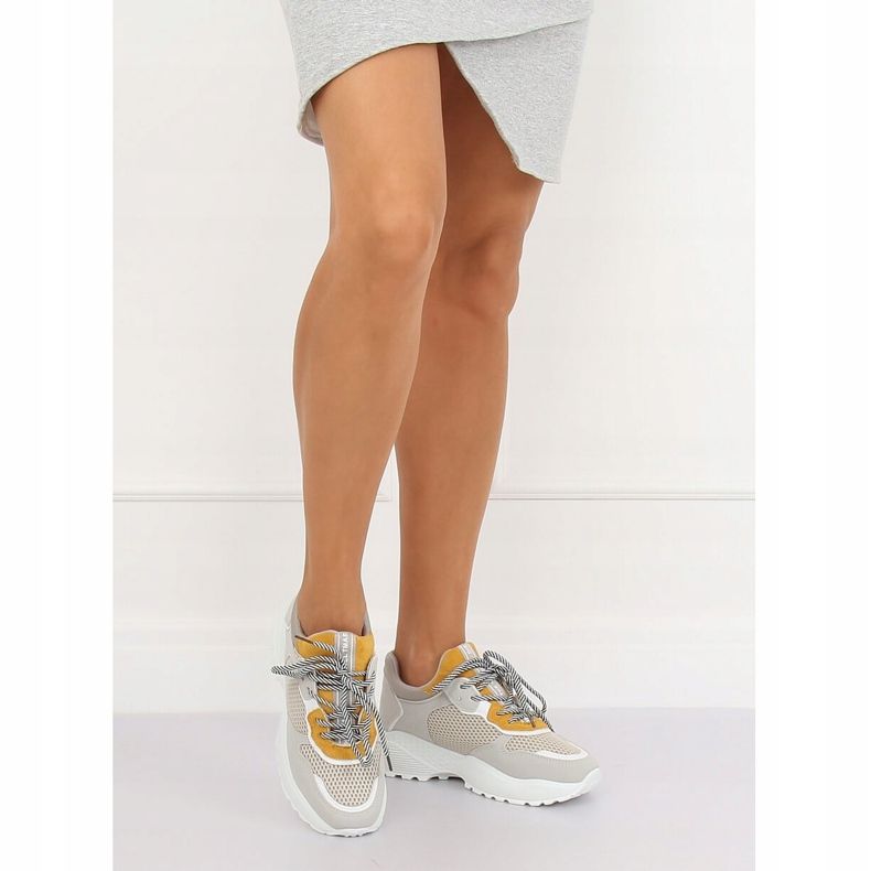 Harmaat BL170P keltaiset urheilukengät keltainen 1