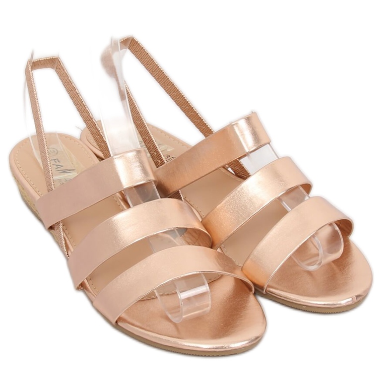 Champagne espadrilles sandaalit SM007 Champagne vaaleanpunainen 1