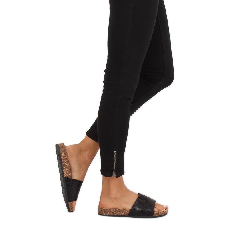 Mustat naisten mustat tossut PK44491 Musta 1