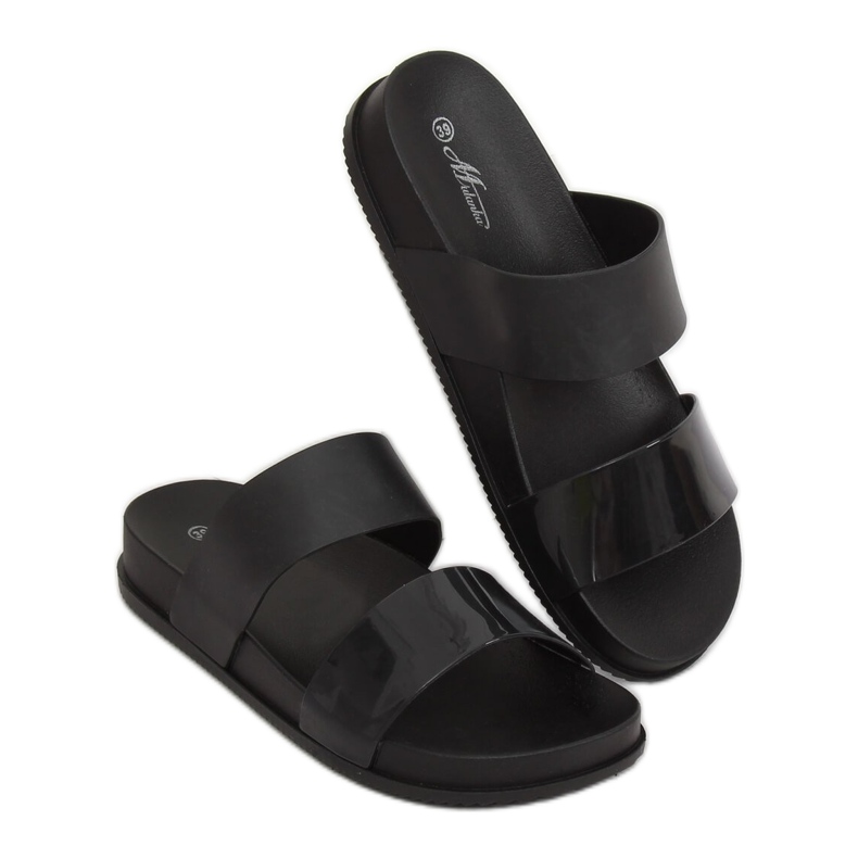 Mustat naisten mustat tossut TS-23 Musta 1