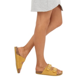 Keltaiset naisten keltaiset tossut 6105 Keltainen 1