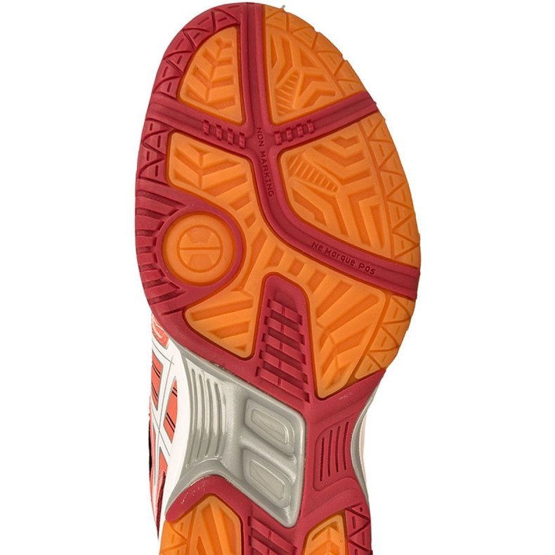 Asics Gel-Rocket 7 W B455N-0601 lentopallokengät monivärinen oranssi 1