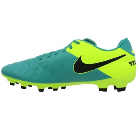 Nike Tiempo Genio Ii Fg M 819213-307 jalkapallokengät musta sininen 2