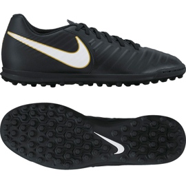 Nike TiempoX Rio Iii Tf M 897770-002 jalkapallokengät musta musta 2