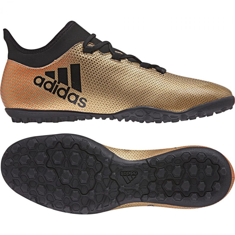 Adidas X Tango 17.3 Tf M CP9135 jalkapallokengät monivärinen kultainen 1