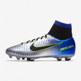 Nike Mercurial Victory Vi Df Neymar Fg Jr 921486-407 jalkapallokengät monivärinen hopea 1
