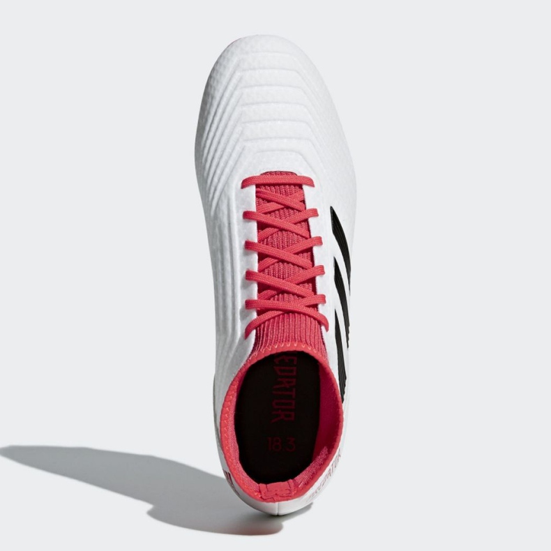 Adidas Predator 18.3 Fg M CM7667 jalkapallokengät valkoinen valkoinen 2