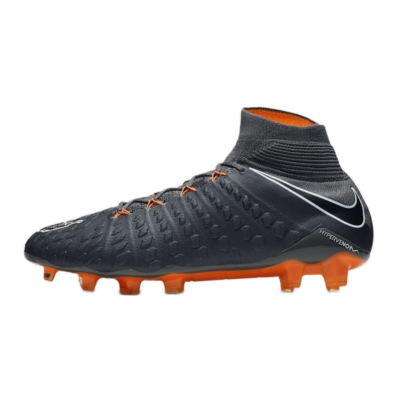 Nike Hypervenom Phantom 3 Elite Df Fg M AH7270-081 jalkapallokengät harmaa harmaa 1