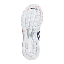 Juoksukengät Adidas Adizero Boston 6 W BB6418 valkoinen tummansininen oranssi 1