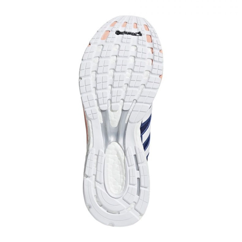 Juoksukengät Adidas Adizero Boston 6 W BB6418 valkoinen tummansininen oranssi 1