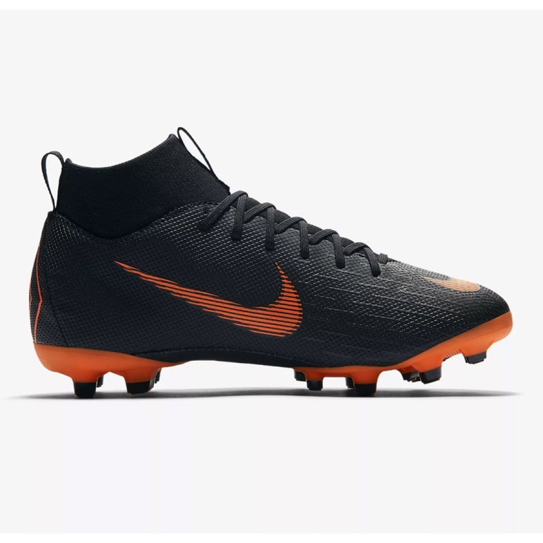 Nike Mercurial Superfly 6 Academy Gs Mg Jr AH7337-081 jalkapallokengät musta musta 1
