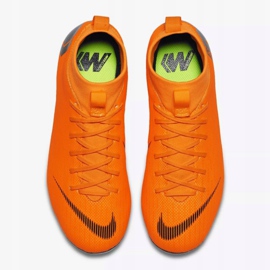 Nike Mercurial Superfly 6 Academy Gs Mg Jr AH7337-810 jalkapallokengät monivärinen oranssi 2