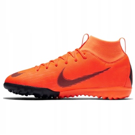 Nike Mercurial SuperflyX 6 Academy Gs Tf Jr AH7344-810 jalkapallokengät oranssi oranssi 1