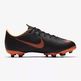 Nike Mercurial Vapor 12 Academy Gs Mg Jr AH7347-081 jalkapallokengät musta musta 1