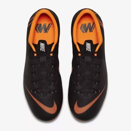 Nike Mercurial Vapor 12 Academy Gs Mg Jr AH7347-081 jalkapallokengät musta musta 2