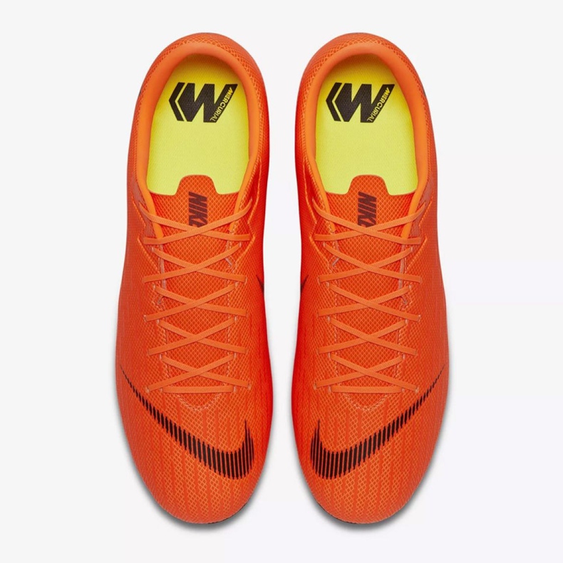 Nike Mercurial Vapor 12 Academy Sg Pro M AH7376-810 jalkapallokengät oranssi oranssi 2