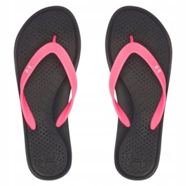 Under Armour Atlantic Dune W 1252540-006 tohvelit musta vaaleanpunainen 1