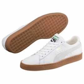 Puma Basket Classic Gum Deluxe M 365366 01 kengät valkoinen 1
