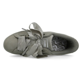 Puma Suede Heart Pebble W 365210 02 vihreä 2