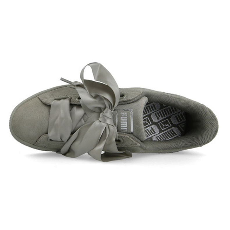 Puma Suede Heart Pebble W 365210 02 vihreä 2