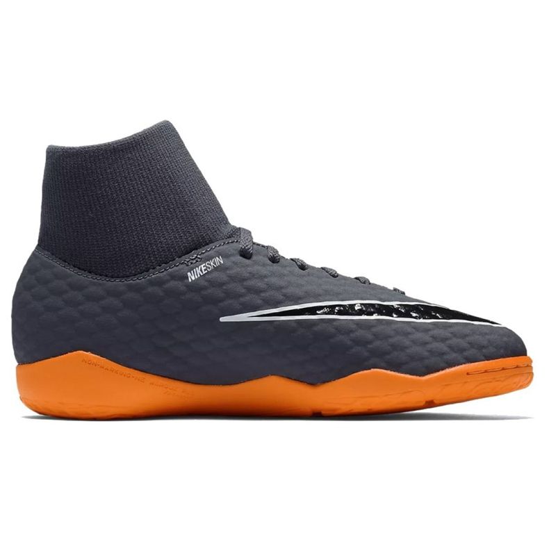 Nike Hyphantomx 3 Academy Df Ic Jr AH7291-081-S harmaa harmaa 1