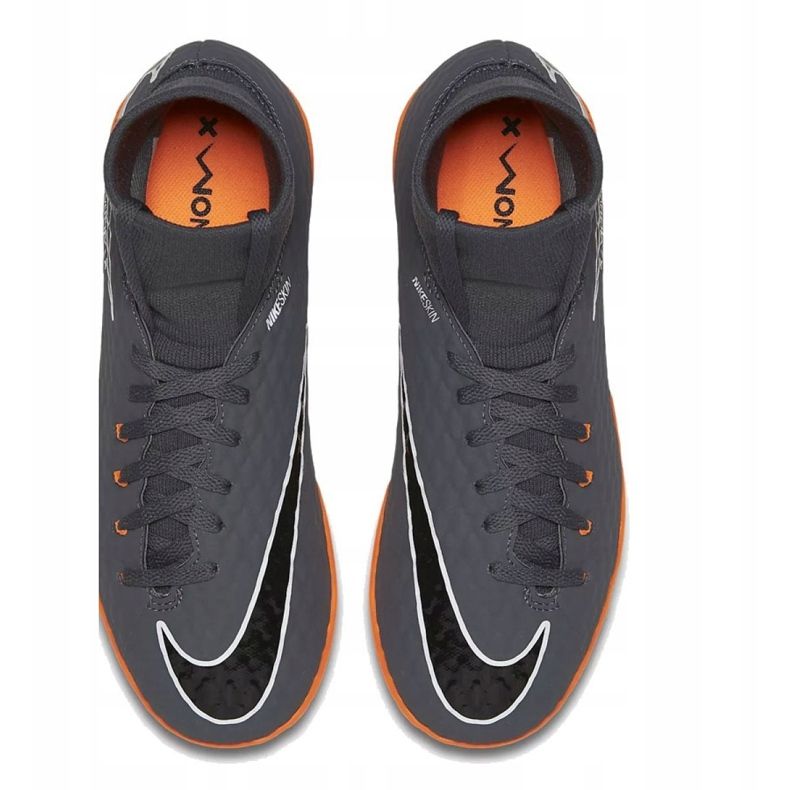 Nike Hyphantomx 3 Academy Df Ic Jr AH7291-081-S harmaa harmaa 2