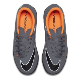 Nike Hypervenom PhantomX 3 Academy Tf Jr AH7294-081-S jalkapallokengät harmaa harmaa 2