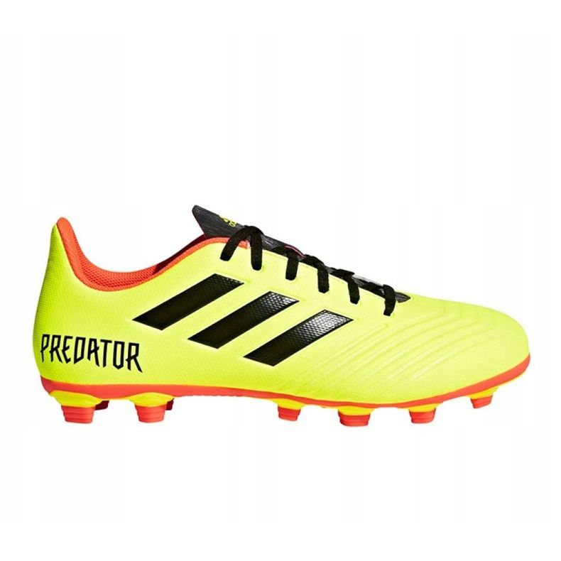 Adidas Predator 18.4 FxG M DB2005 jalkapallokengät monivärinen keltainen 1