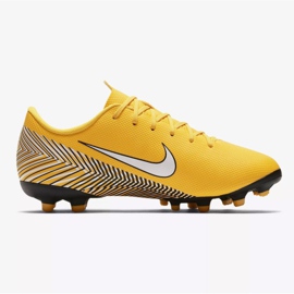 Nike Mercurial Vapor 12 Academy Neymar Mg Jr AO2896-710 jalkapallokengät monivärinen keltainen 1