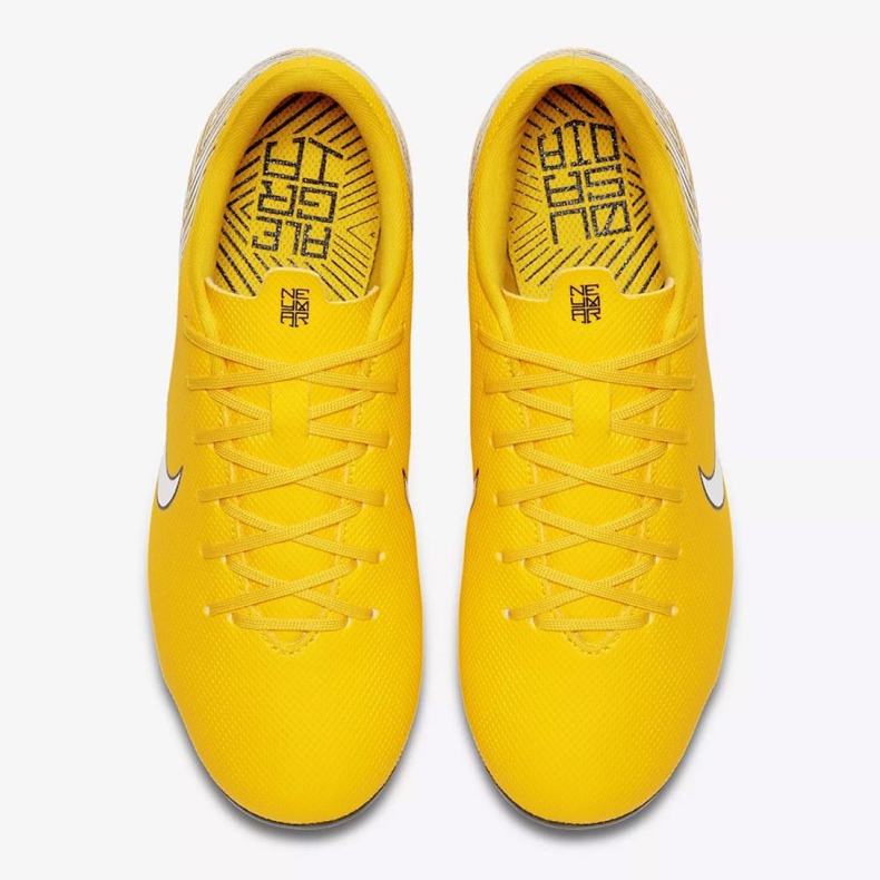 Nike Mercurial Vapor 12 Academy Neymar Mg Jr AO2896-710 jalkapallokengät monivärinen keltainen 2
