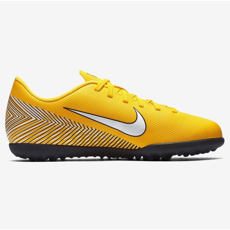 Nike Mercurial Vapor 12 Club Neymar Tf Jr AO9478-710 jalkapallokengät keltainen keltainen 1