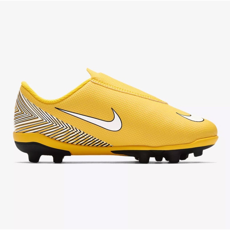 Nike Mercurial Vapor 12 (V) Ps Neymar FG / MG Jr AO2897-710 jalkapallokengät keltainen keltainen 1