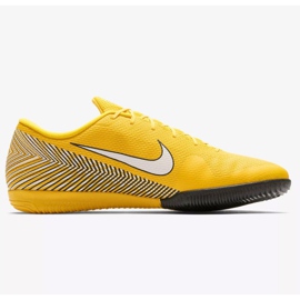 Nike Mercurial Vapor 12 Academy Neymar Ic Jr AO3122-710 jalkapallokengät keltainen keltainen 1