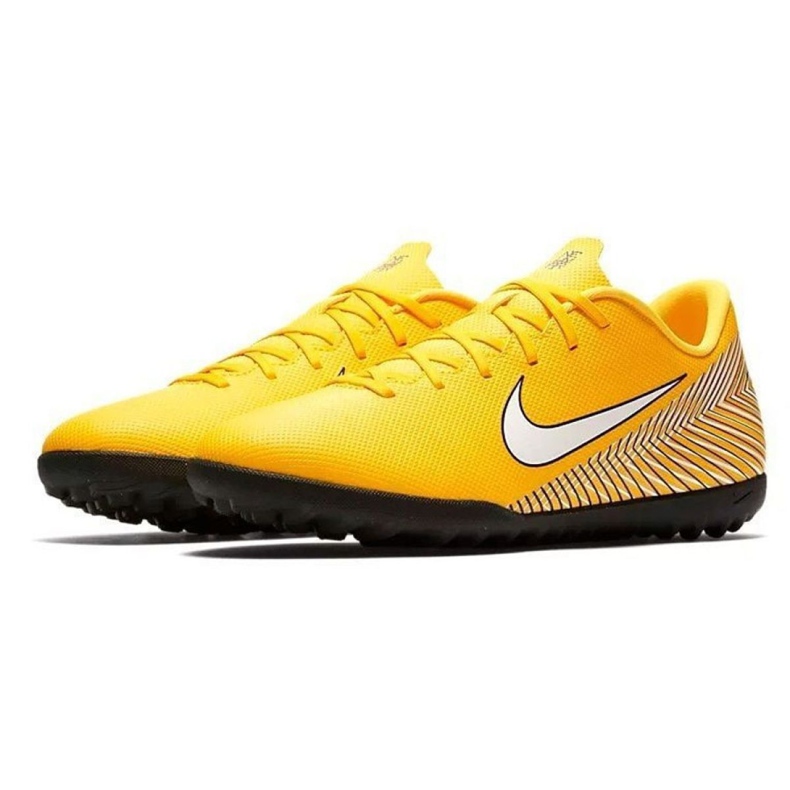 Nike Mercurial Vapor 12 Club Tf M AO3119-710 jalkapallokengät keltainen keltainen 2